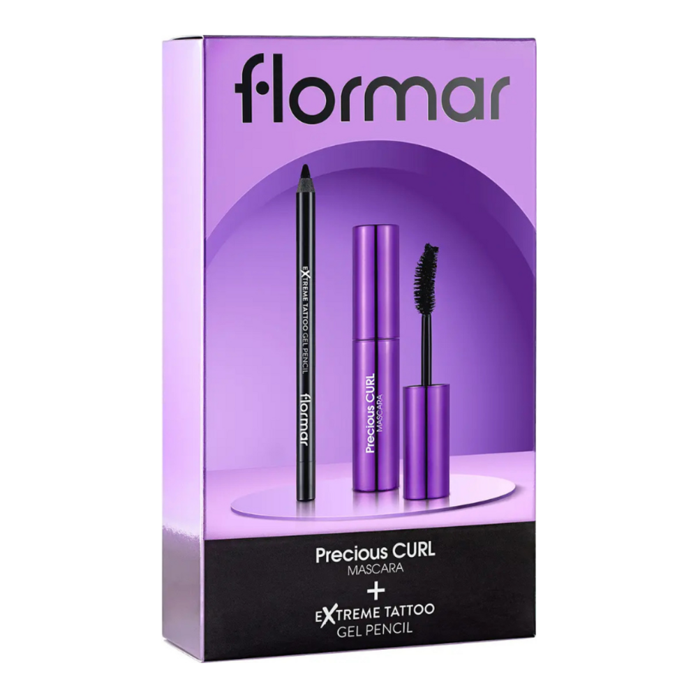 Flormar Eyes Coffret (Precious curl mascara and Extreme Tattoo 06)